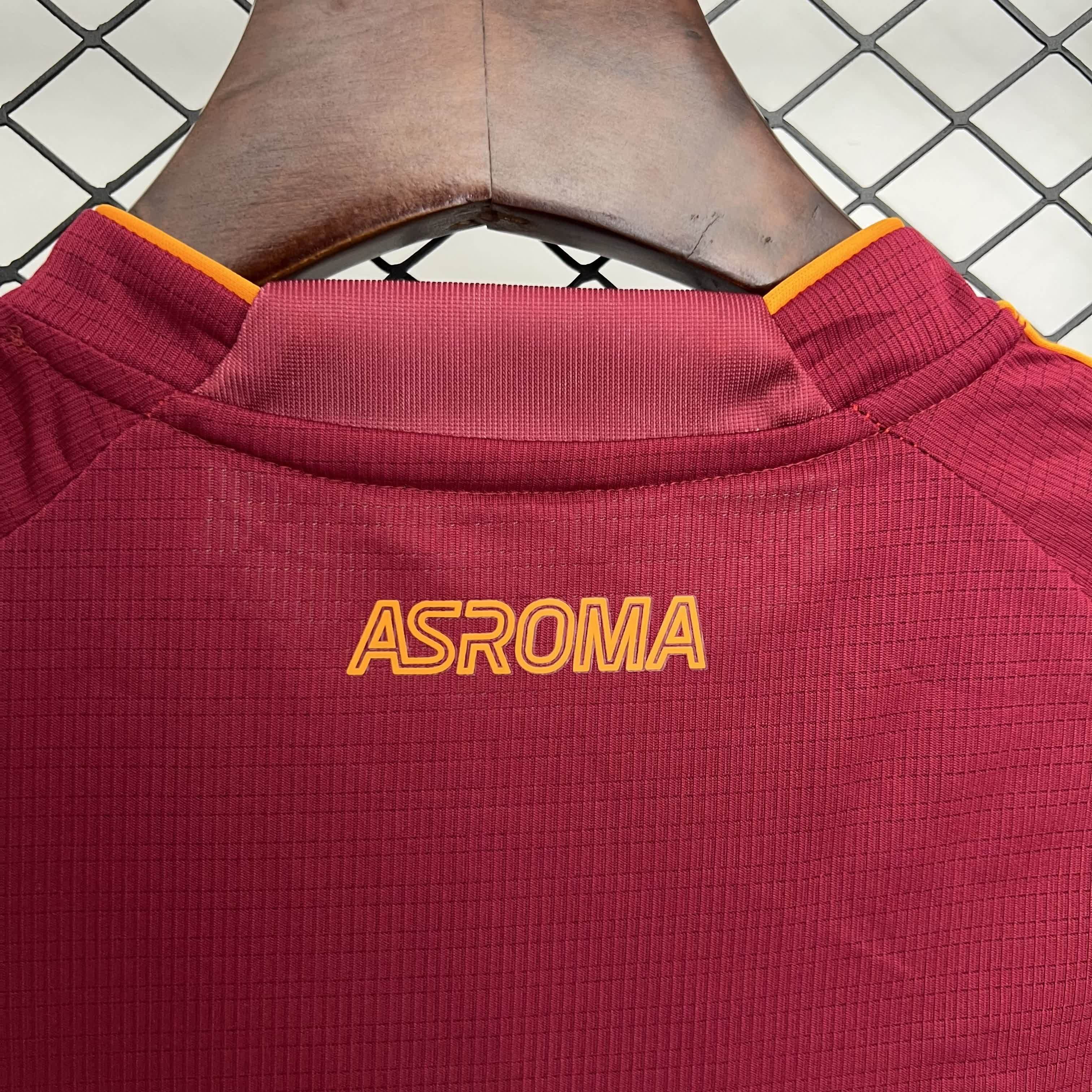 Conjunto Roma Home 25/26 - Vermelho