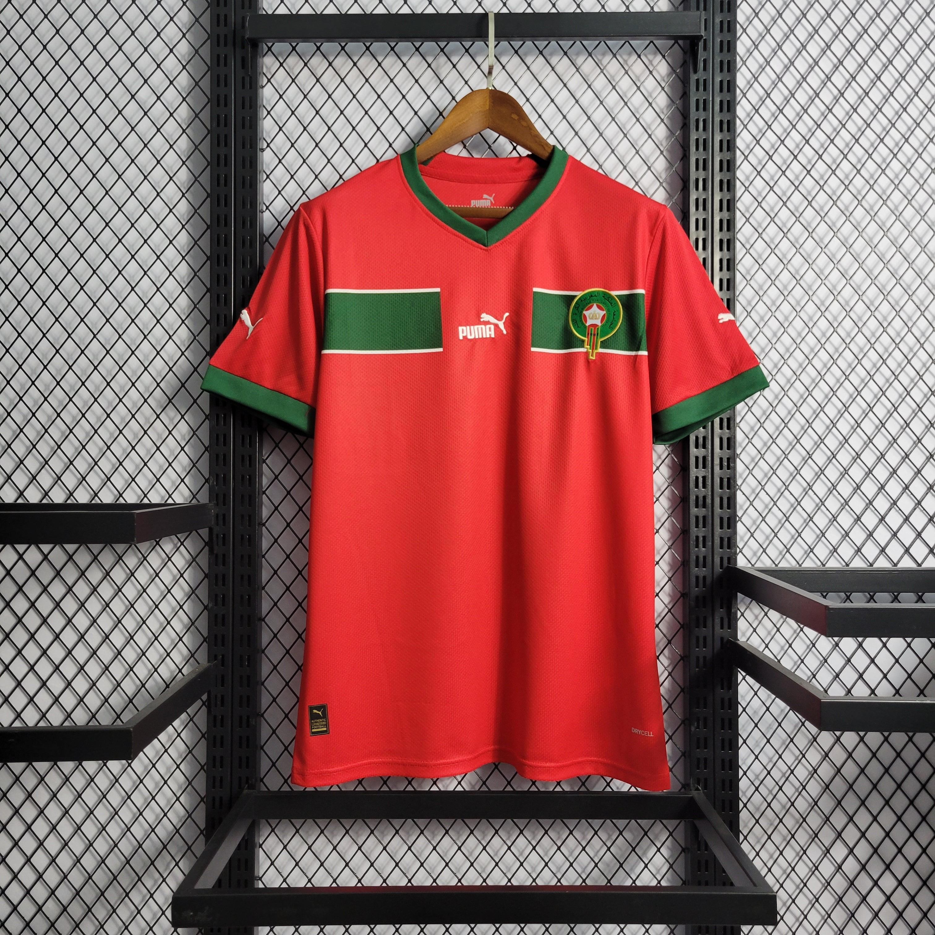 Camisa Marrocos Home 2022 - Vermelha