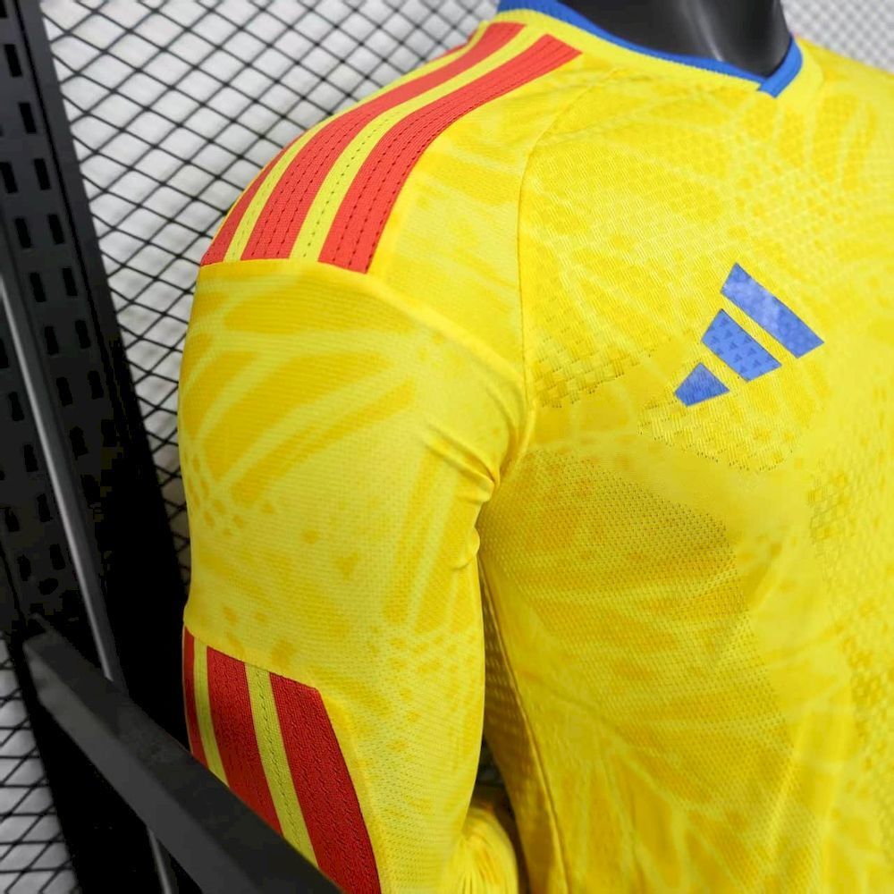 Camisa Colômbia Manga Longa 2026/27 - Versão Jogador