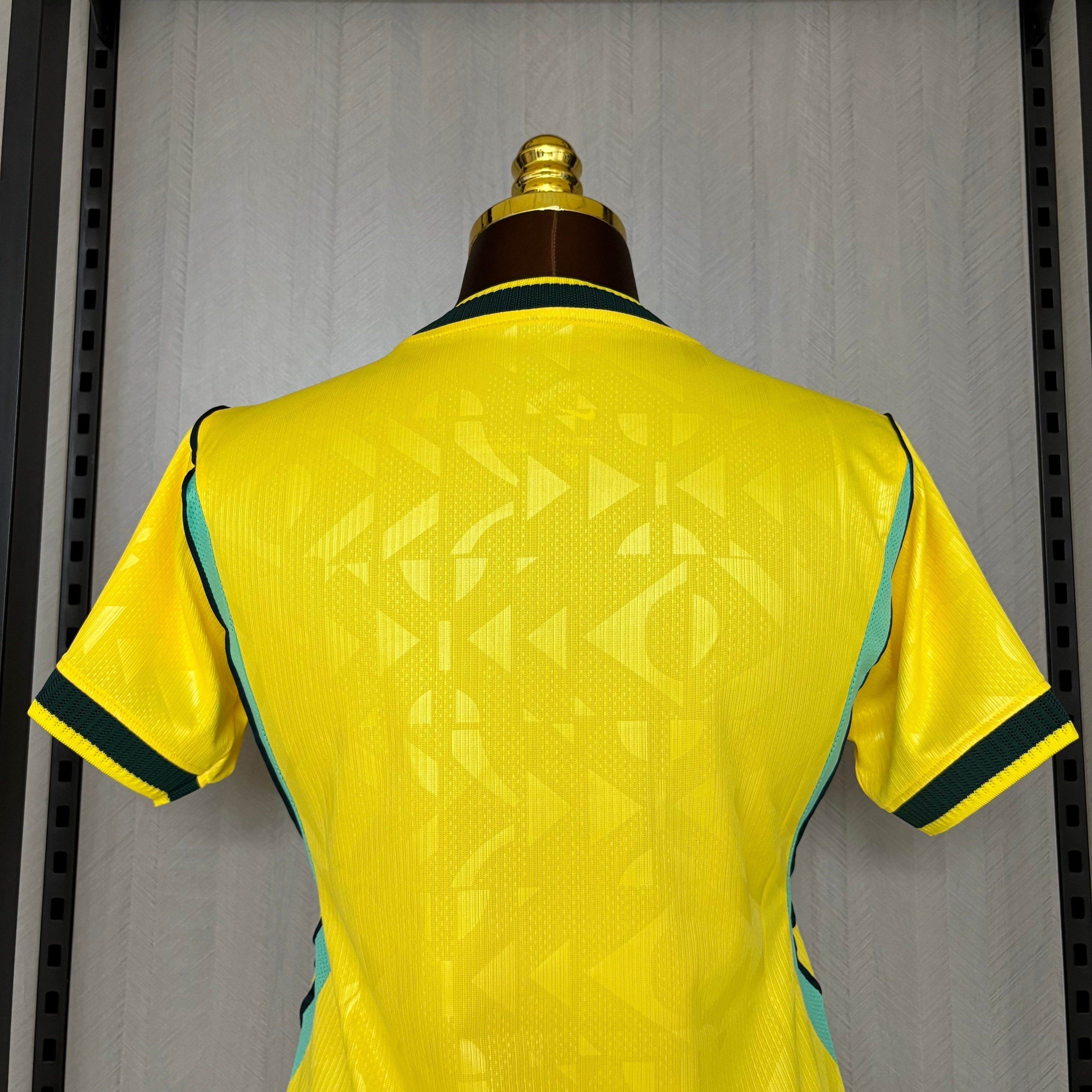 Camisa Brasil Feminina Titular 2026 - Amarela