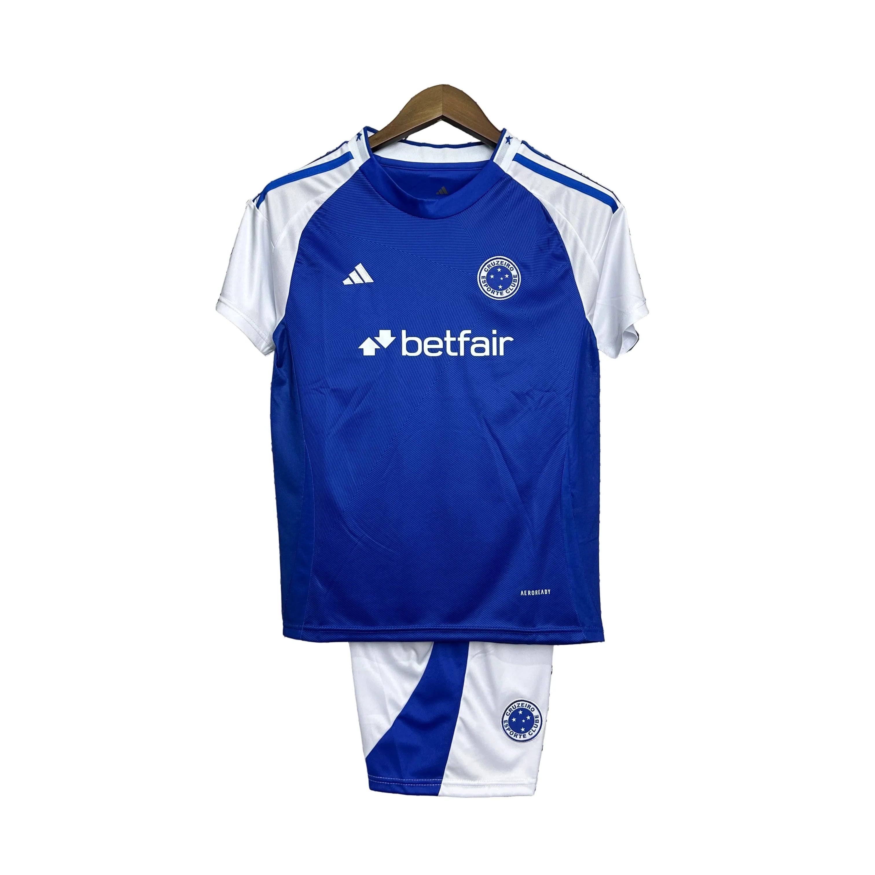 Conjunto Infantil Cruzeiro Titular 25/26 - Azul