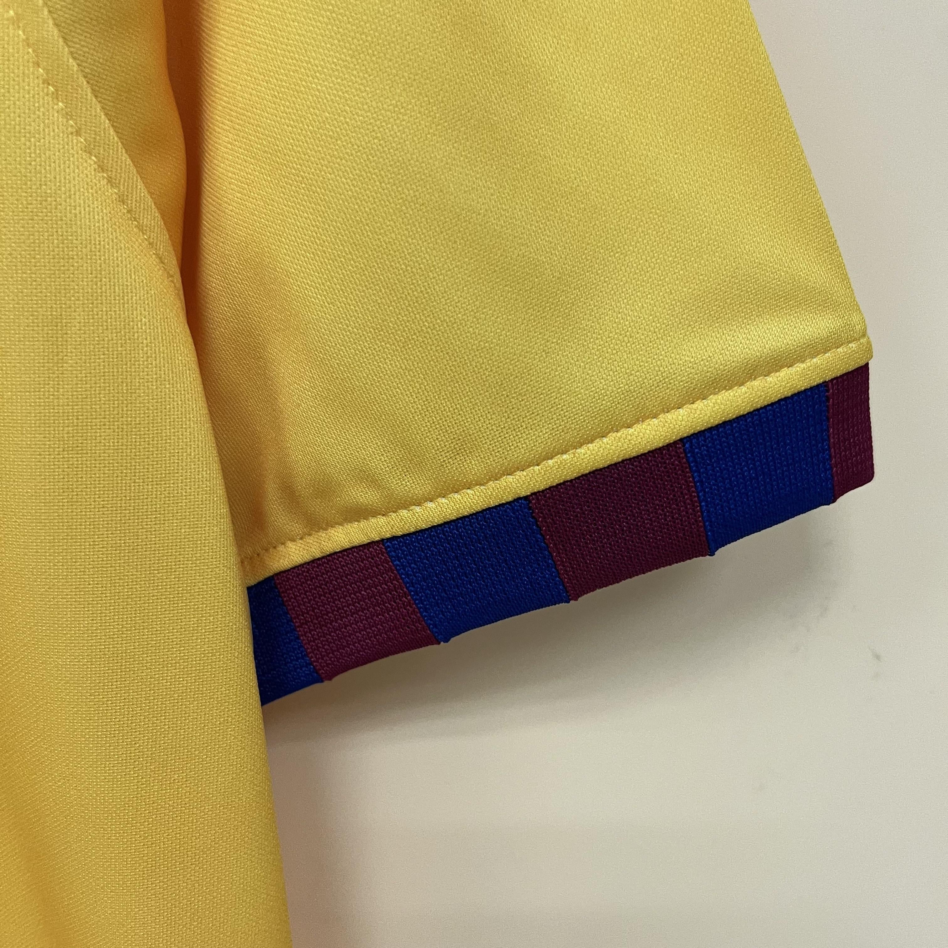 Camisa Barcelona IV 23/24 - Versão Torcedor Amarela