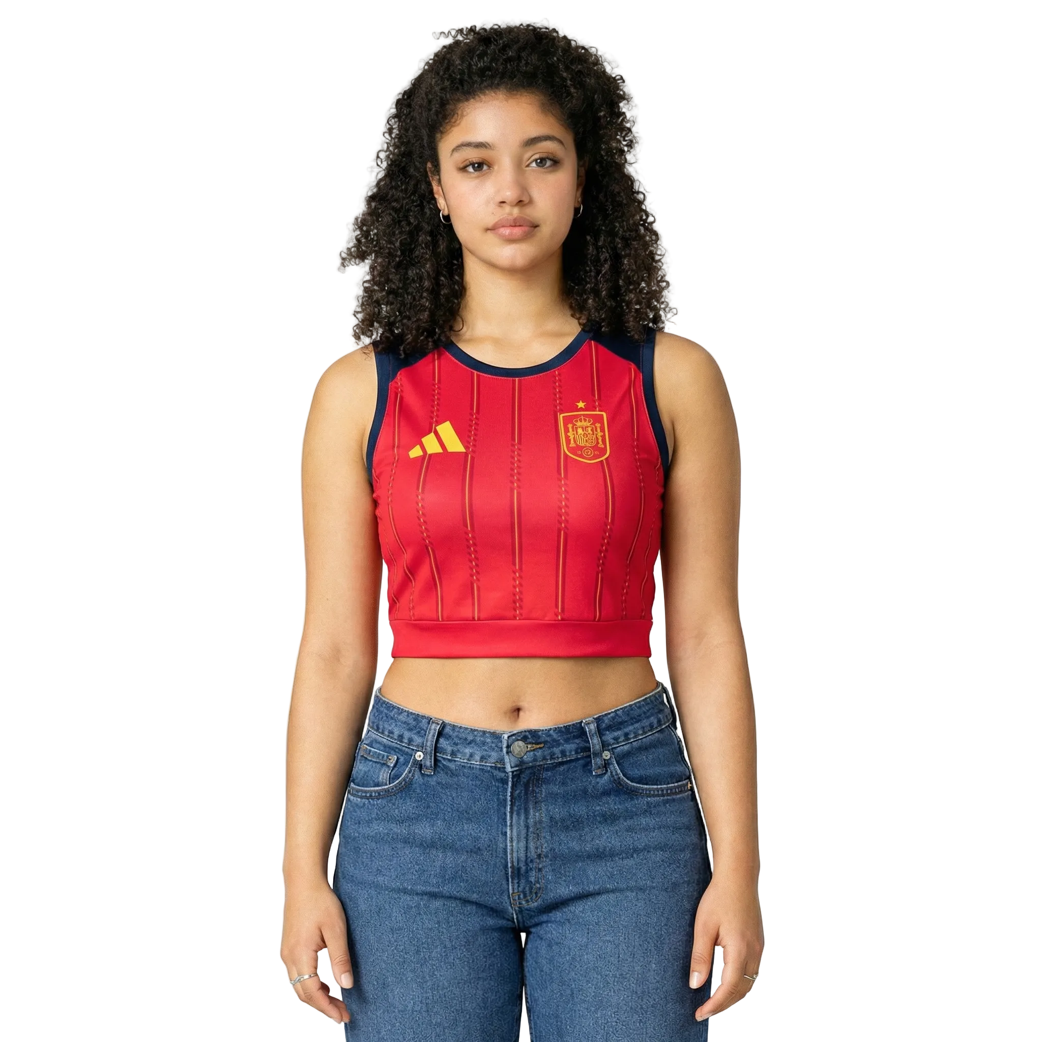 Camisa Baby Look Espanha - Copa do Mundo 2026