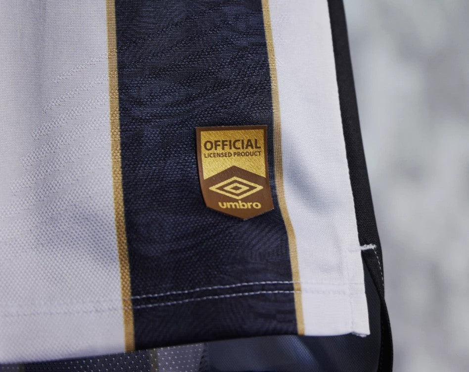 Camisa Santos Fora 24/25 - Preta e Branca