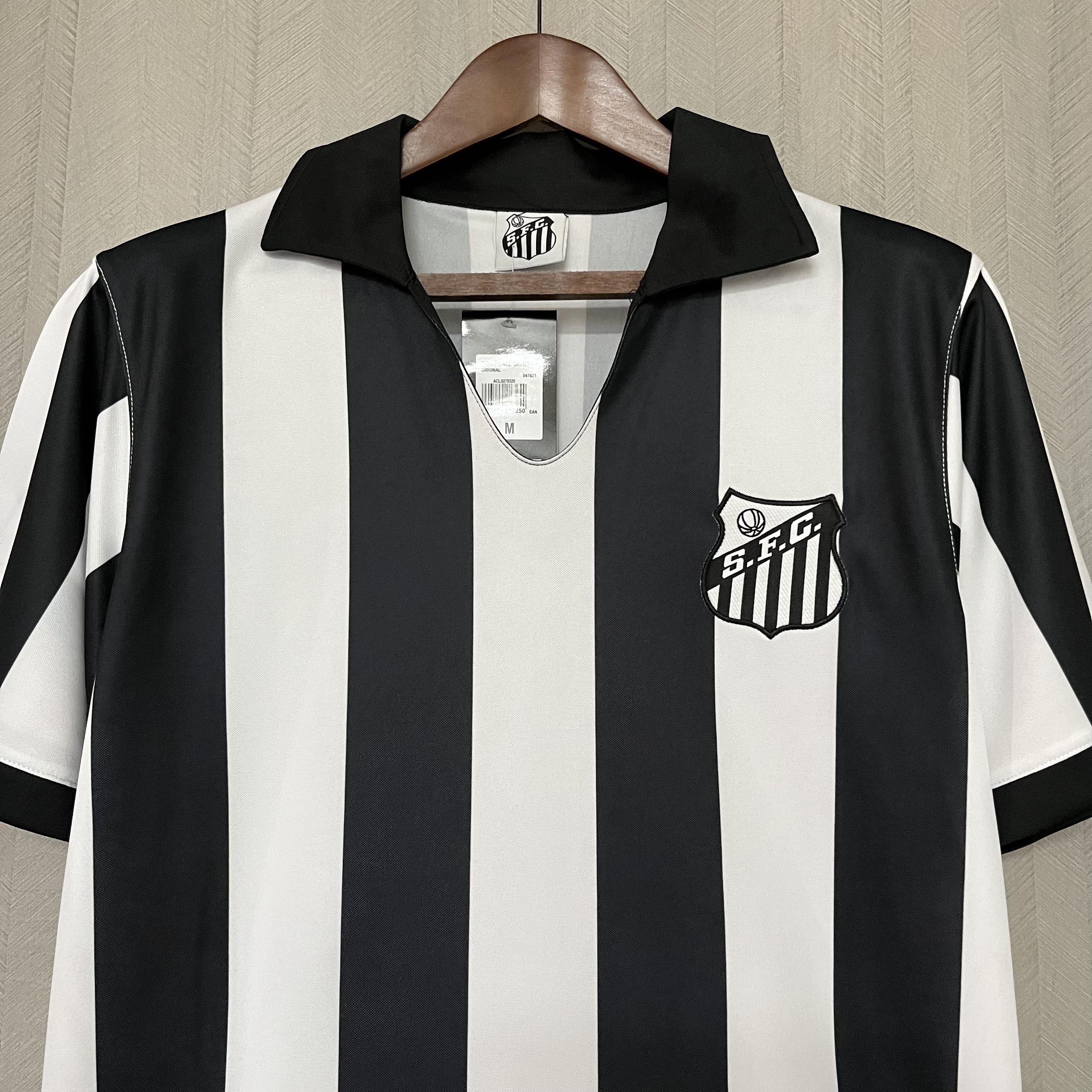Camisa Santos Fora 1956 - Versão Retrô