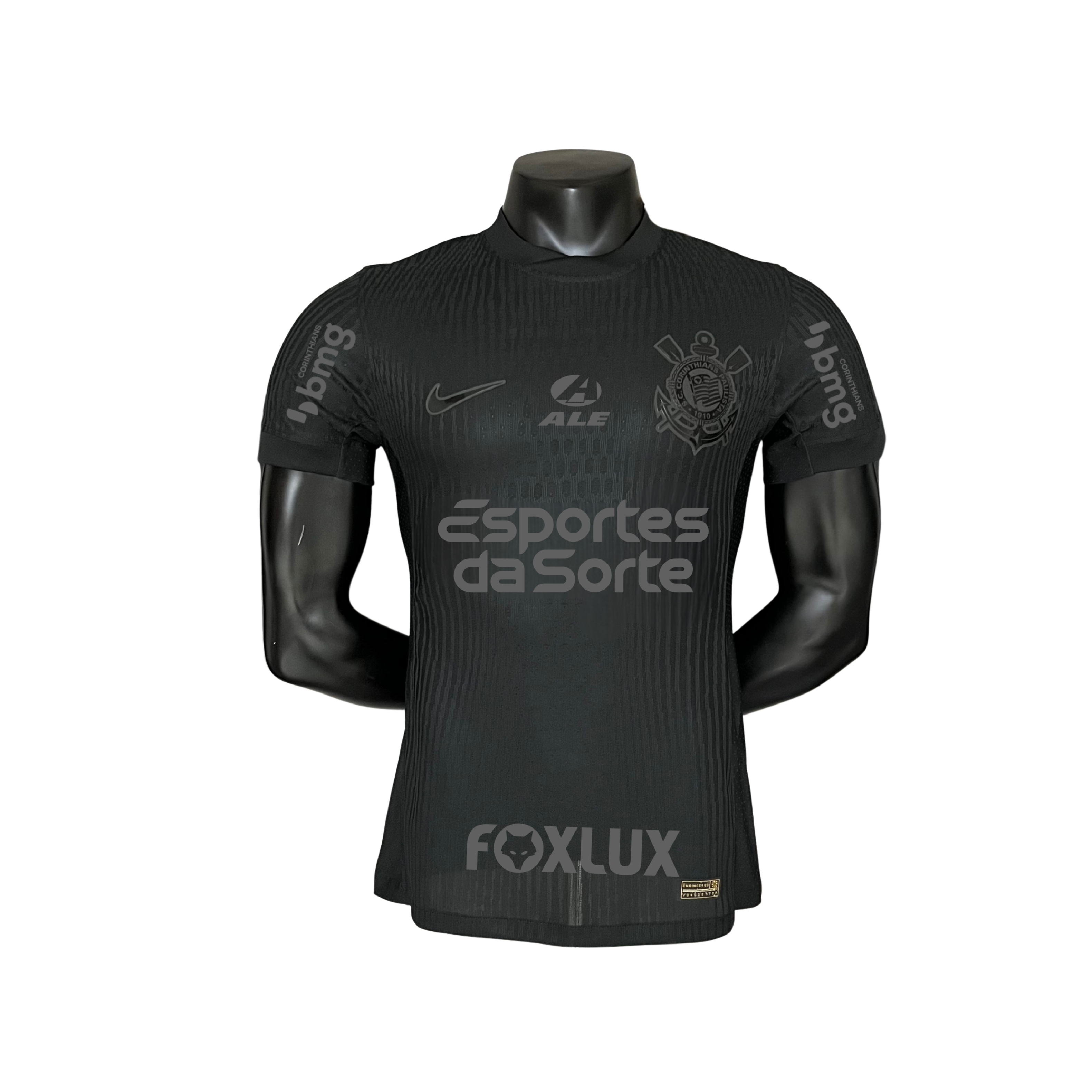Camisa Corinthians Fora 2024/25 - Versão Jogador All Black