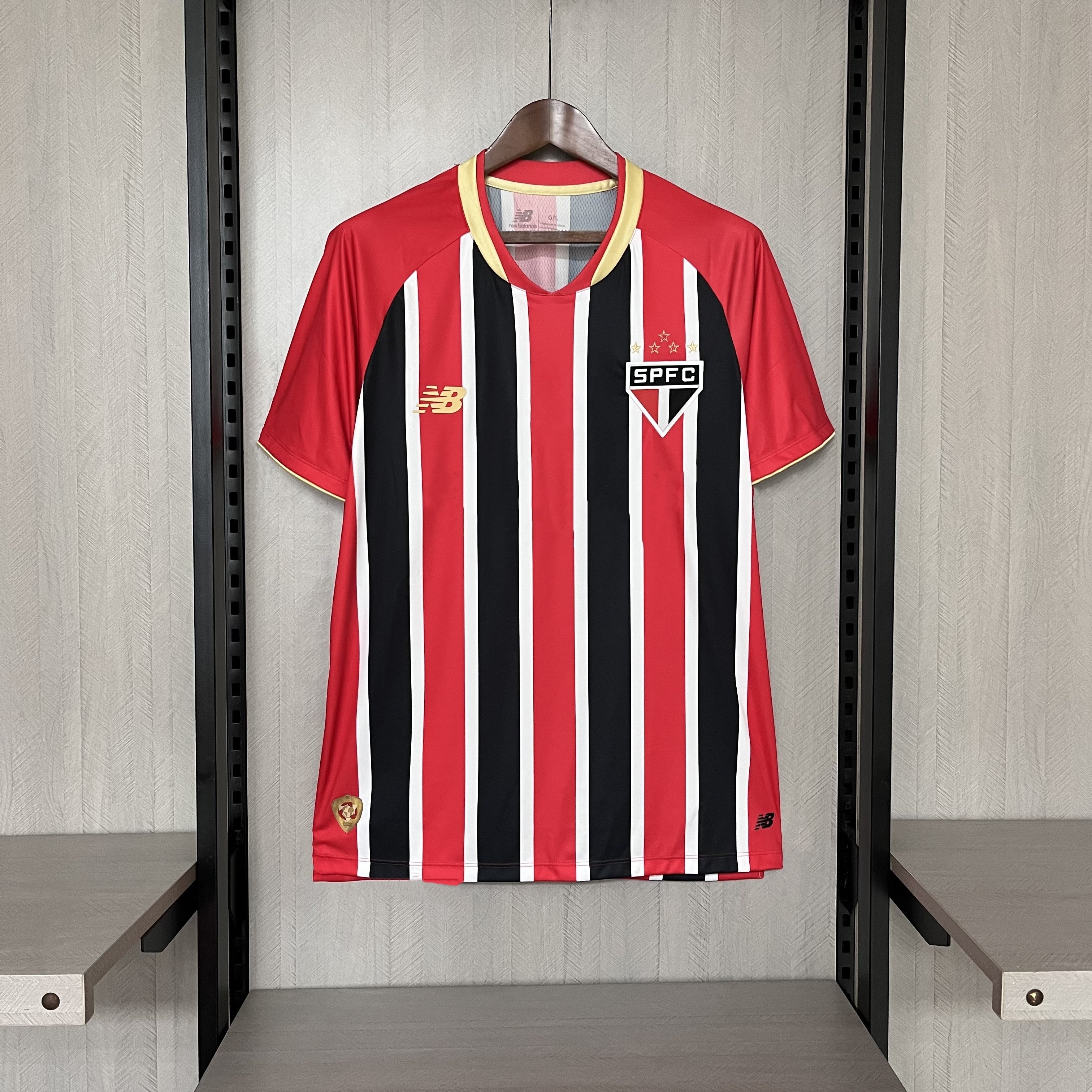Camisa São Paulo Fora 25/26 - Vermelha Tricolor