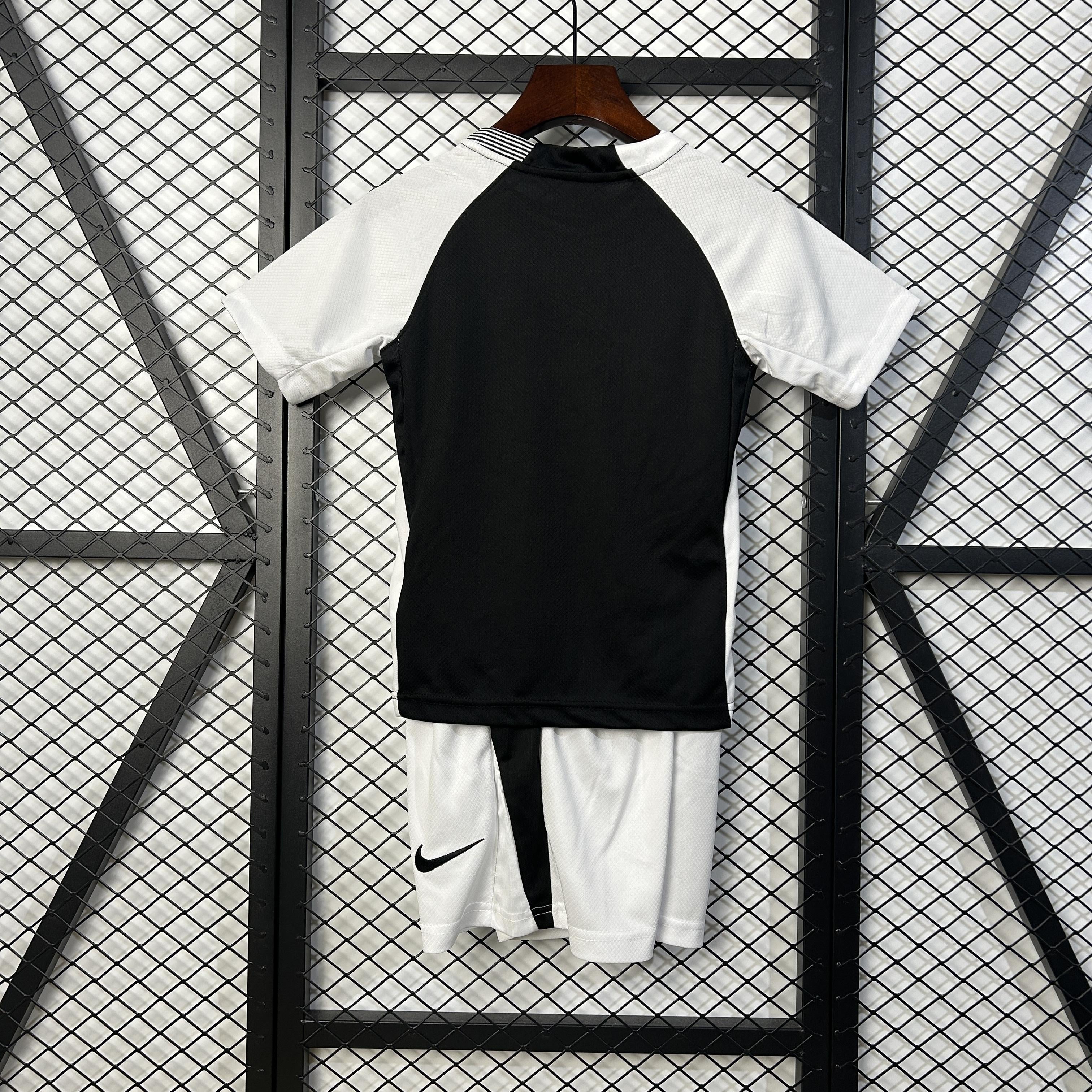 Conjunto Infantil Corinthians Fora 25/26 - Preto