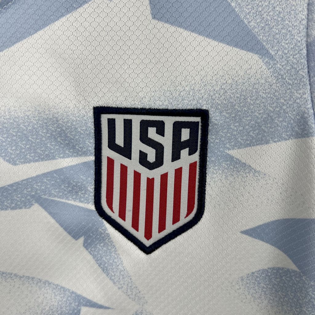 Conjunto Infantil Estados Unidos Titular 2025/26 - Branco