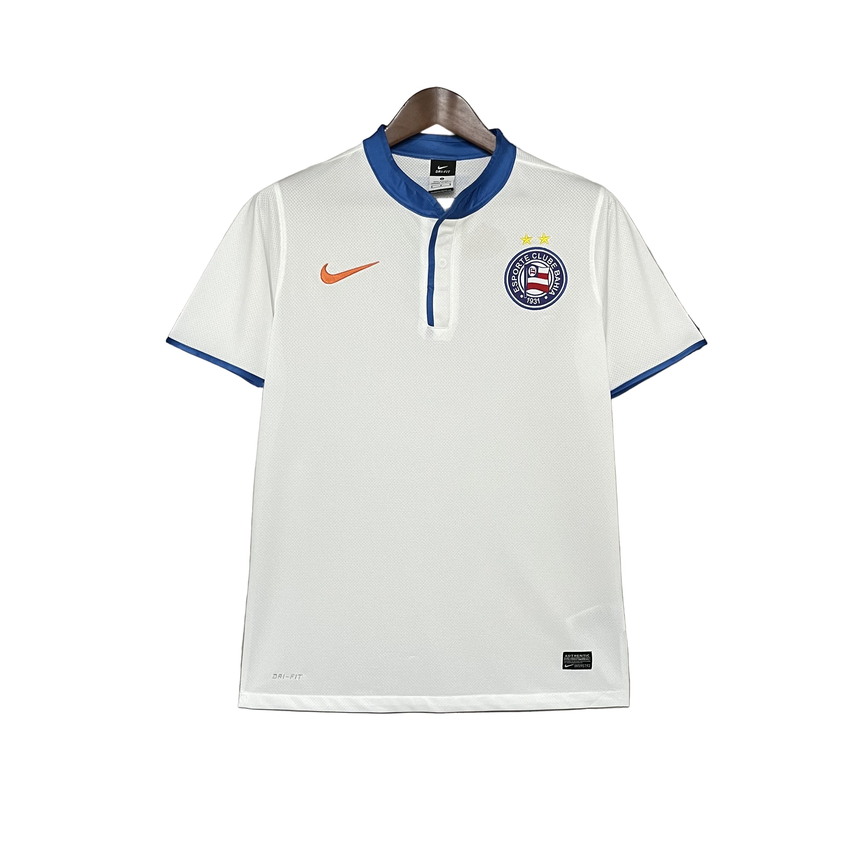 Camisa Bahia Titular 13/14 - Versão Retrô Branca