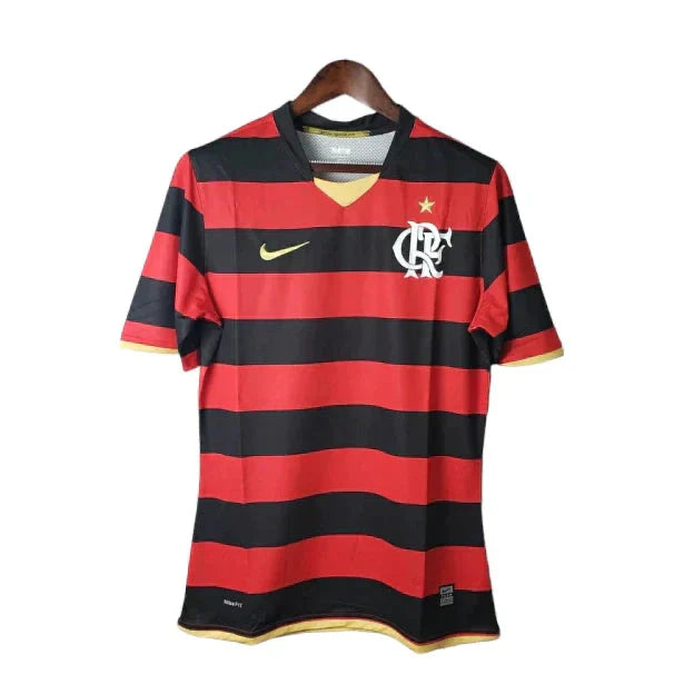 Camisa Retrô Flamengo I Home Nike 2009/10 Vermelho e Preto