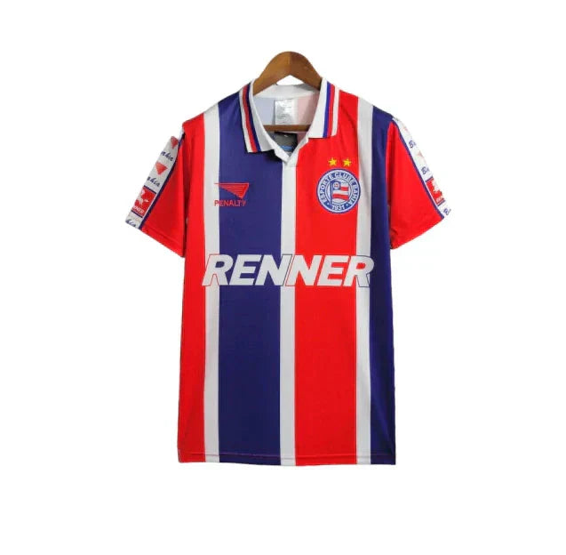 Camisa Bahia Fora 1996 - Versão Listrada Tricolor