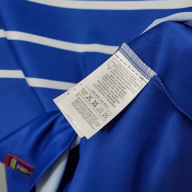 Camisa Retrô França I Home Adidas 1998/99 Masculino Azul