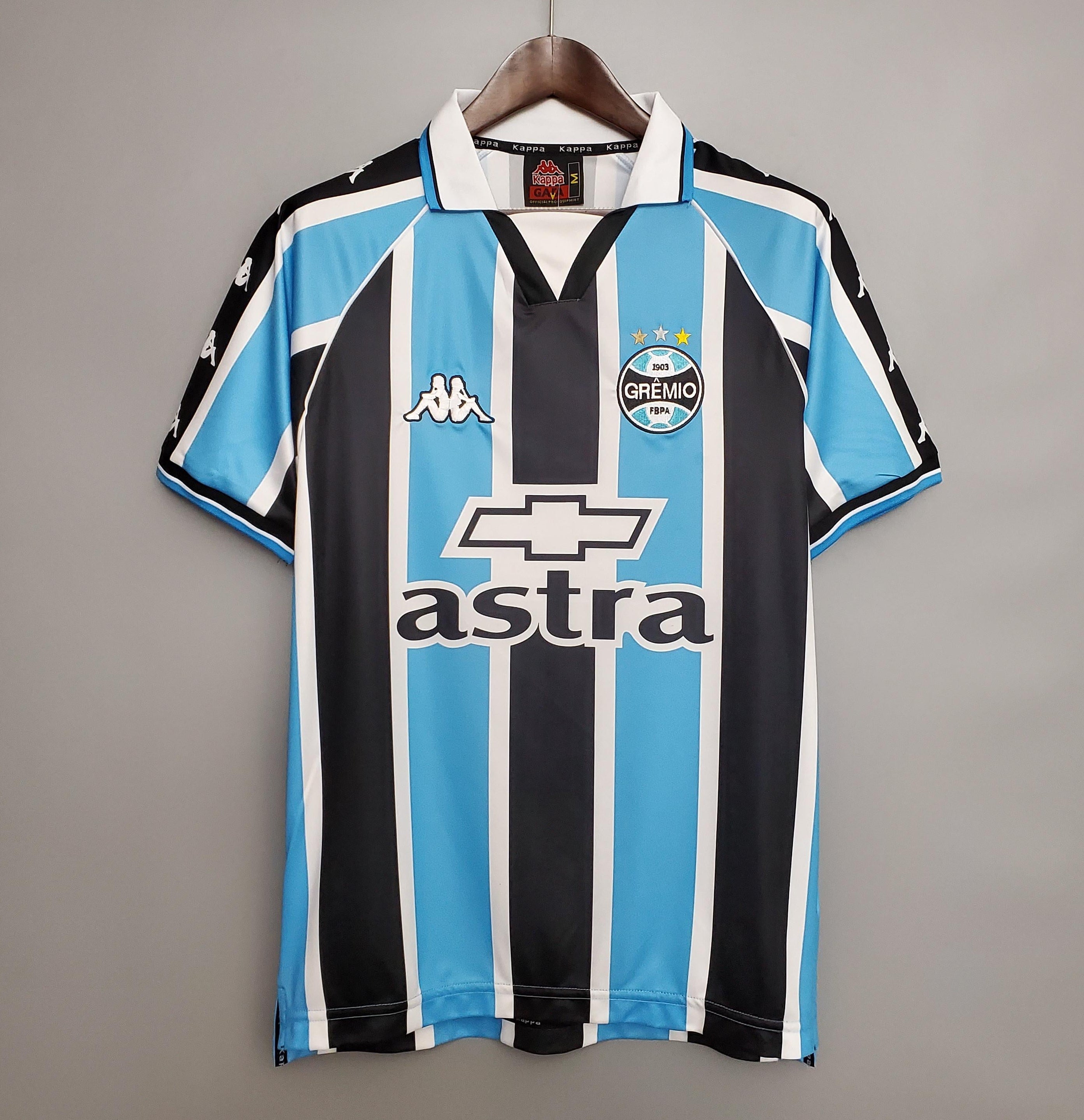 Camisa Grêmio Titular 2000 - Versão Retro Astra Chevrolet