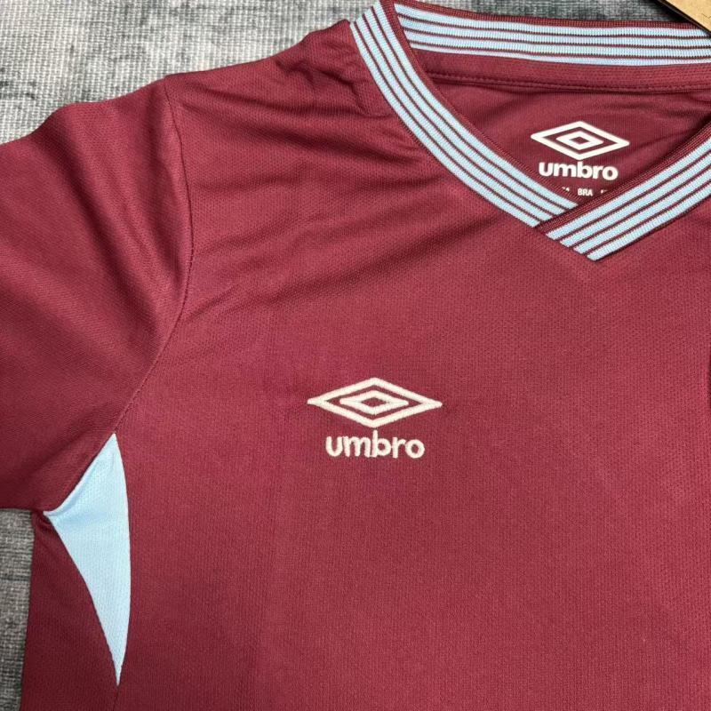 Conjunto West Ham 25/26 - Vermelho e branco