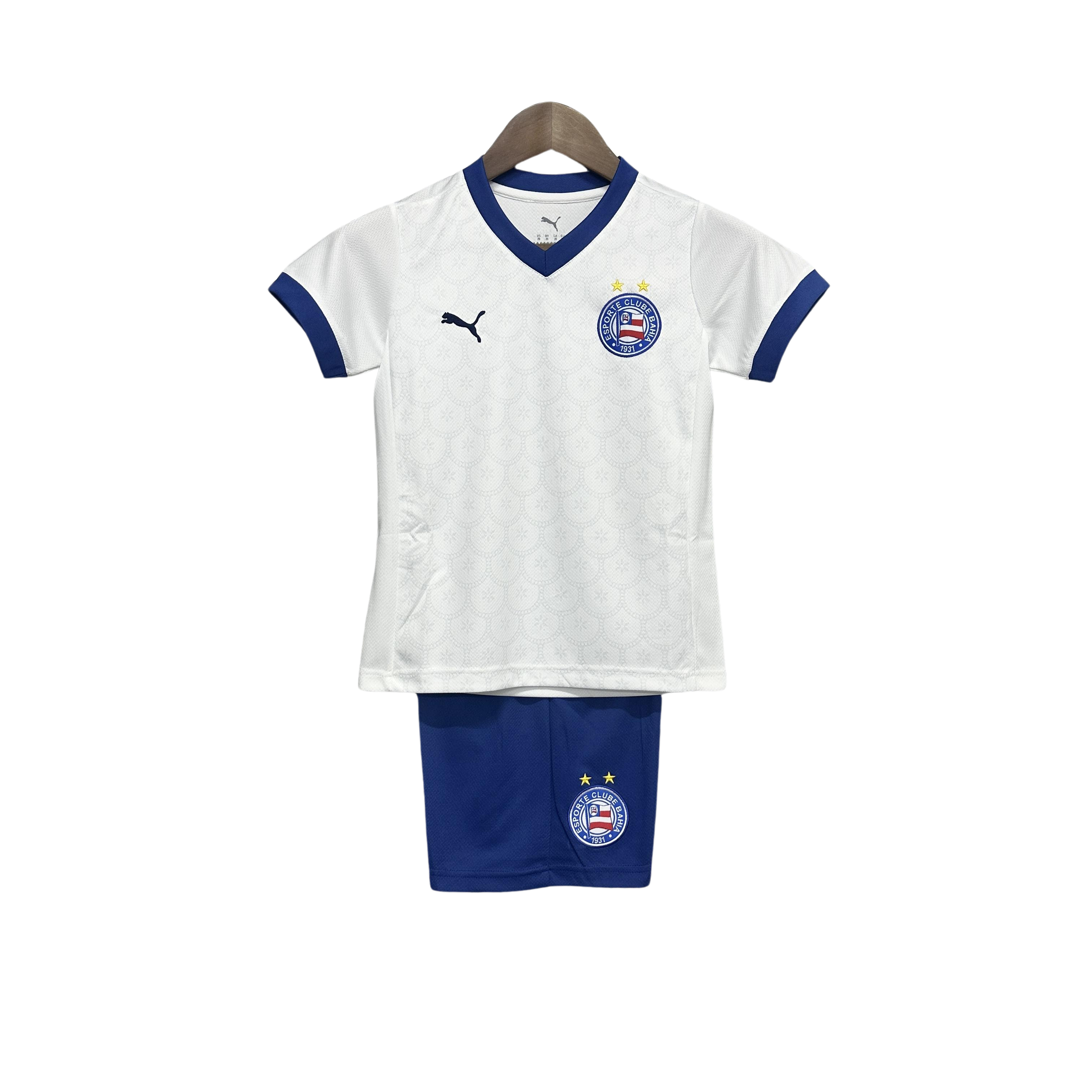 Conjunto Infantil Bahia Titular 25/26 - Branco