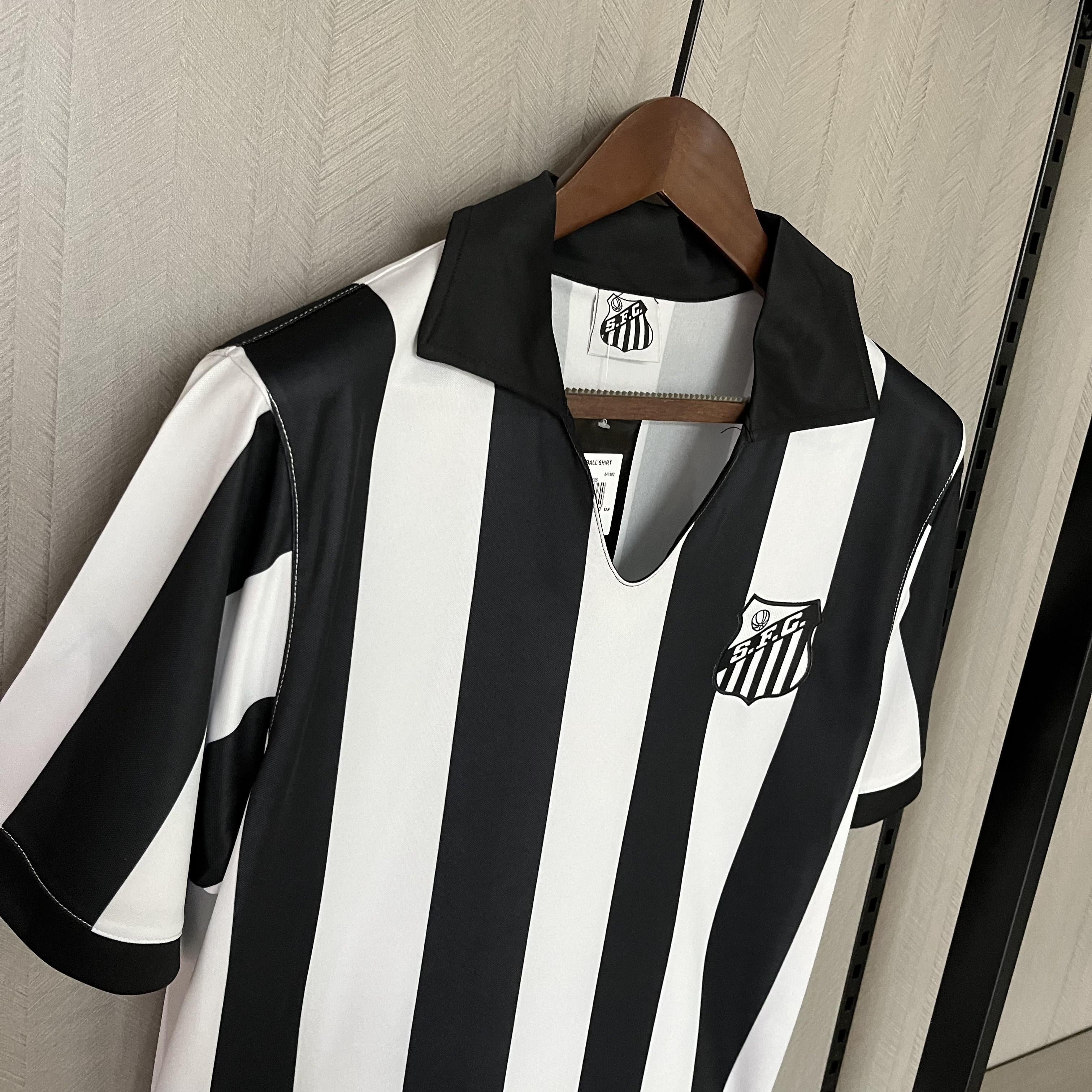 Camisa Santos Fora 1956 - Versão Retrô