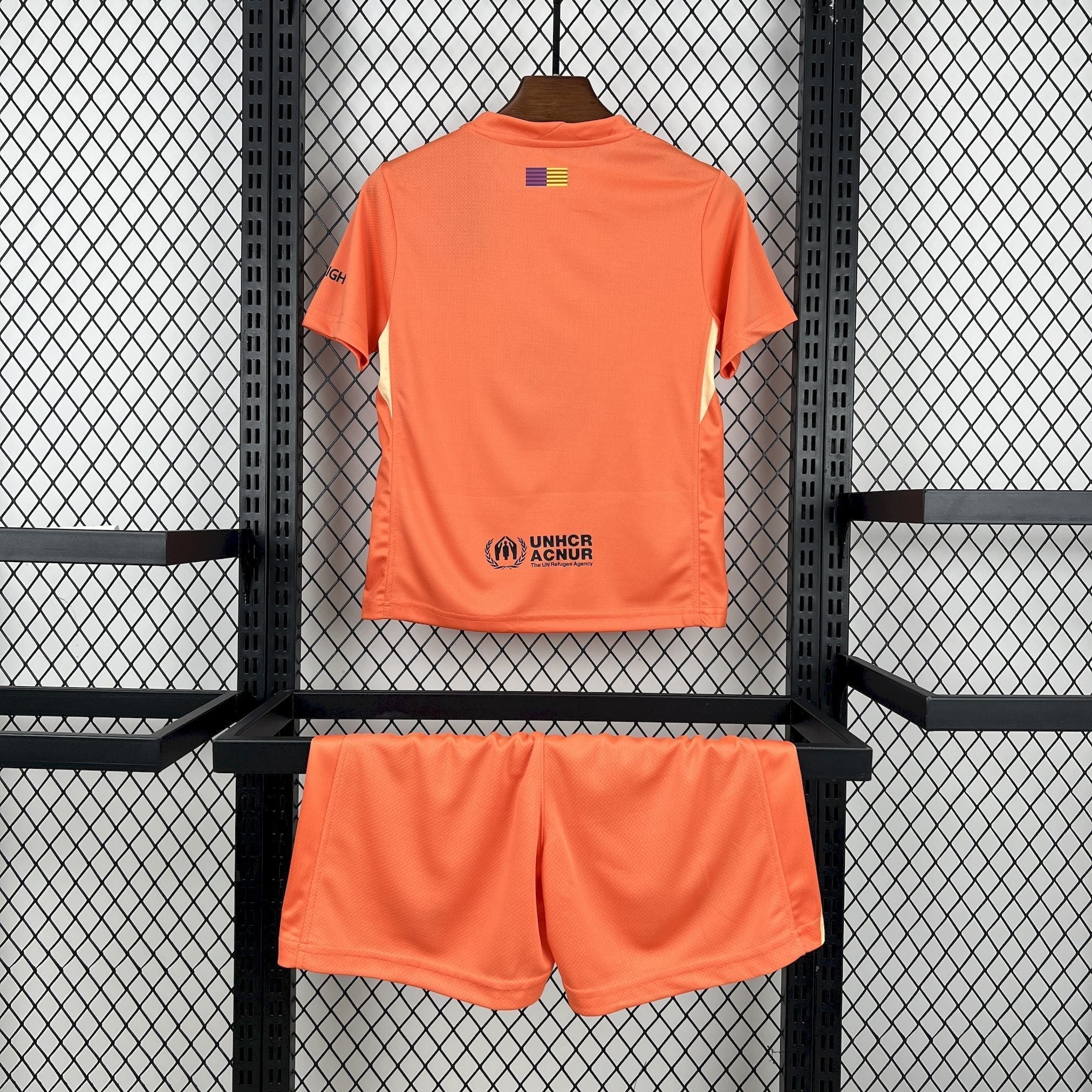 Conjunto Infantil Barcelona 25/26 - Laranja