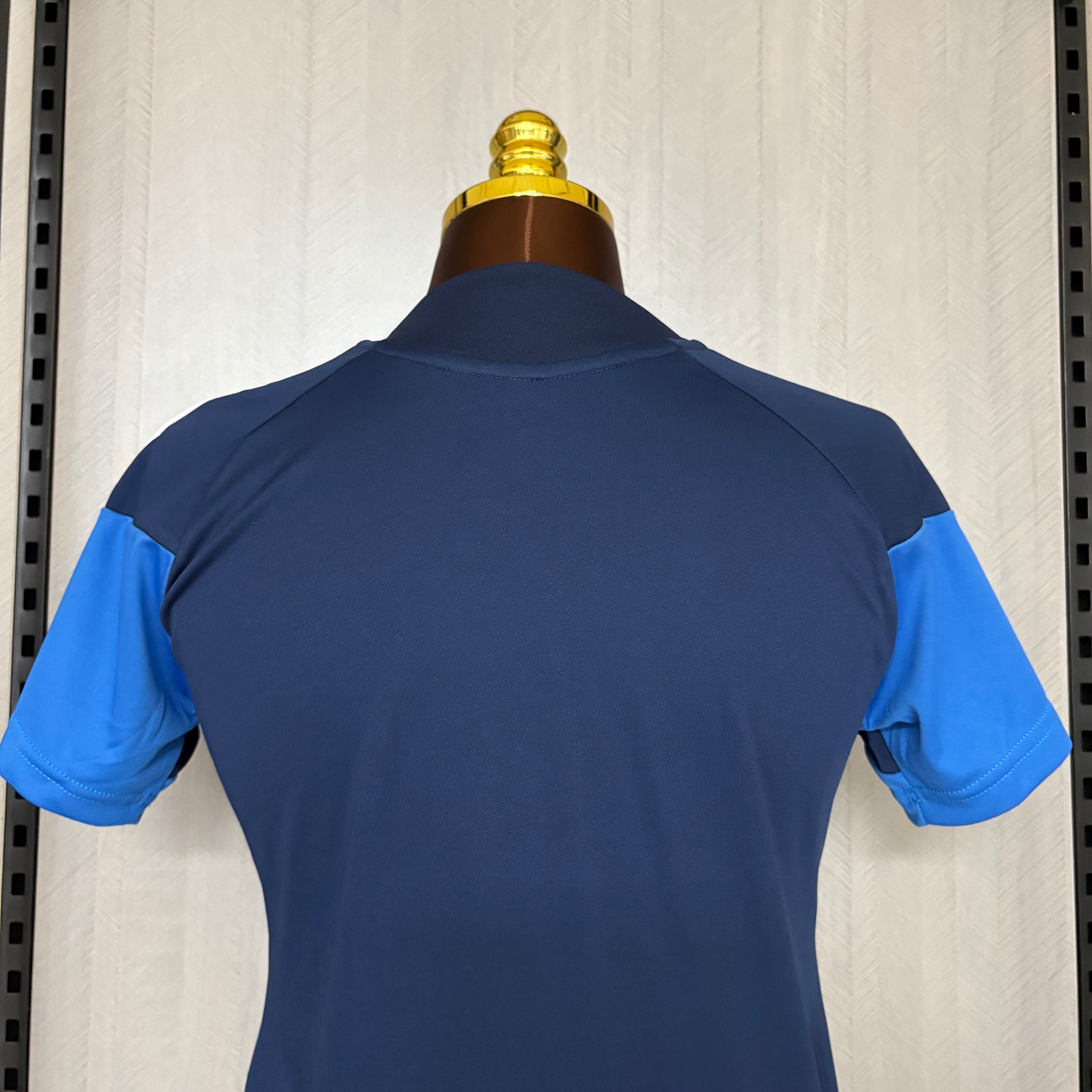 Camisa Cruzeiro de Treino 26/27 - Feminina Baby Look Azul Escuro