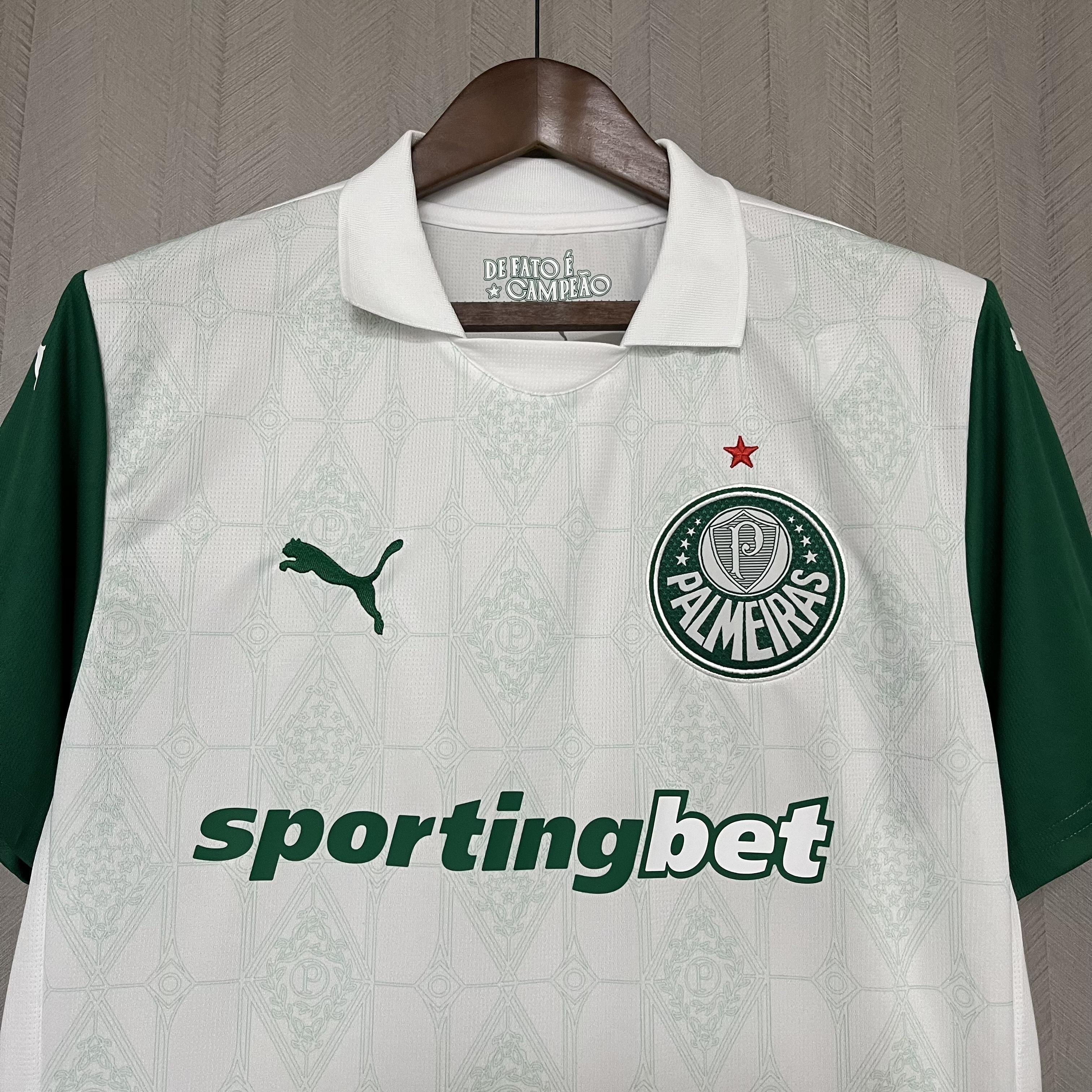 Camisa Palmeiras Fora 25/26 - Versão Torcedor Branca