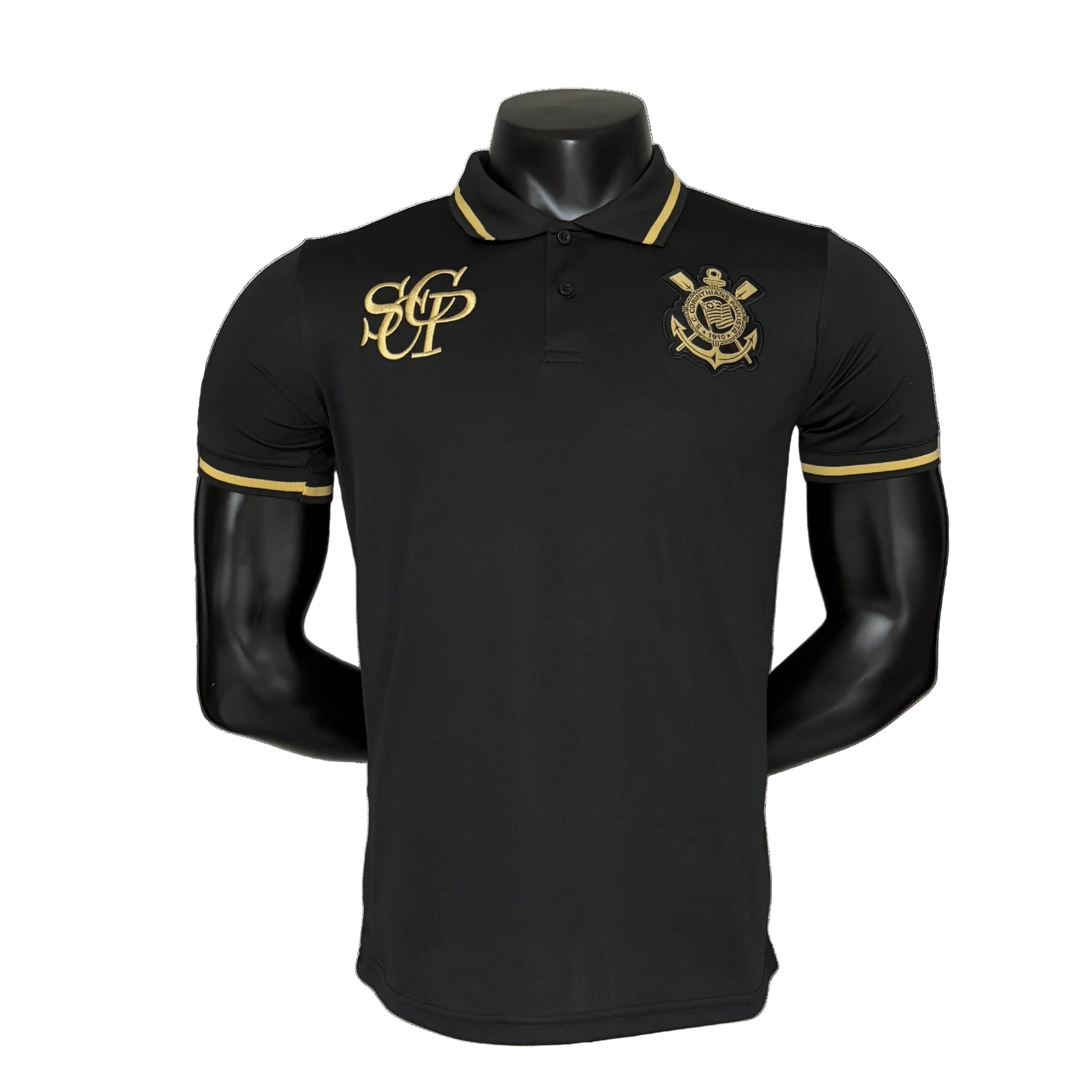 Camisa Polo Corinthians 2025 - Preta