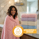 CloudSoft™ – Toalha Premium Algodão Turco | Kit 6 Banhão + 4 Rosto (BRINDE) + OFERTA