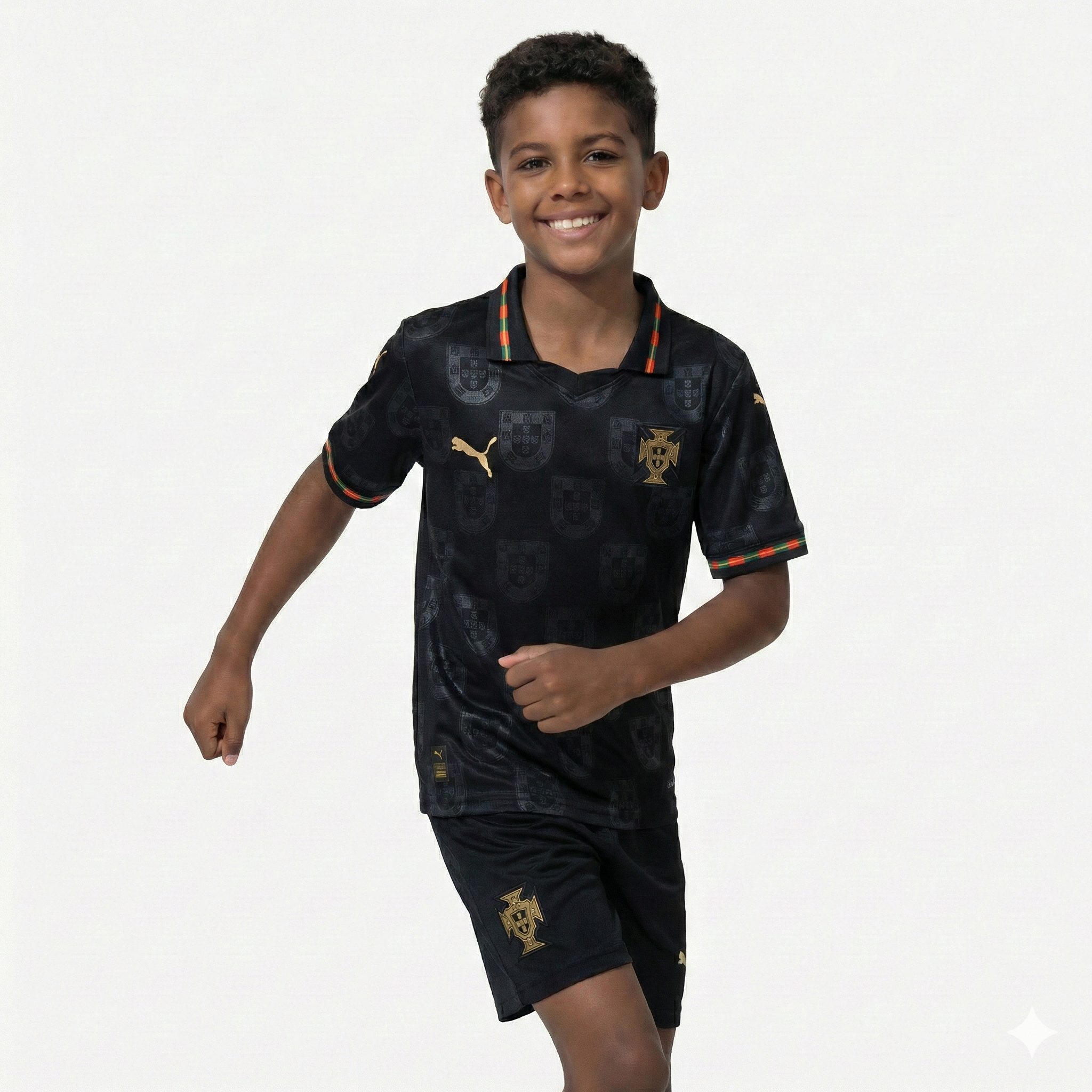 Conjunto Infantil Portugal Edição Especial 26/27 - Preto