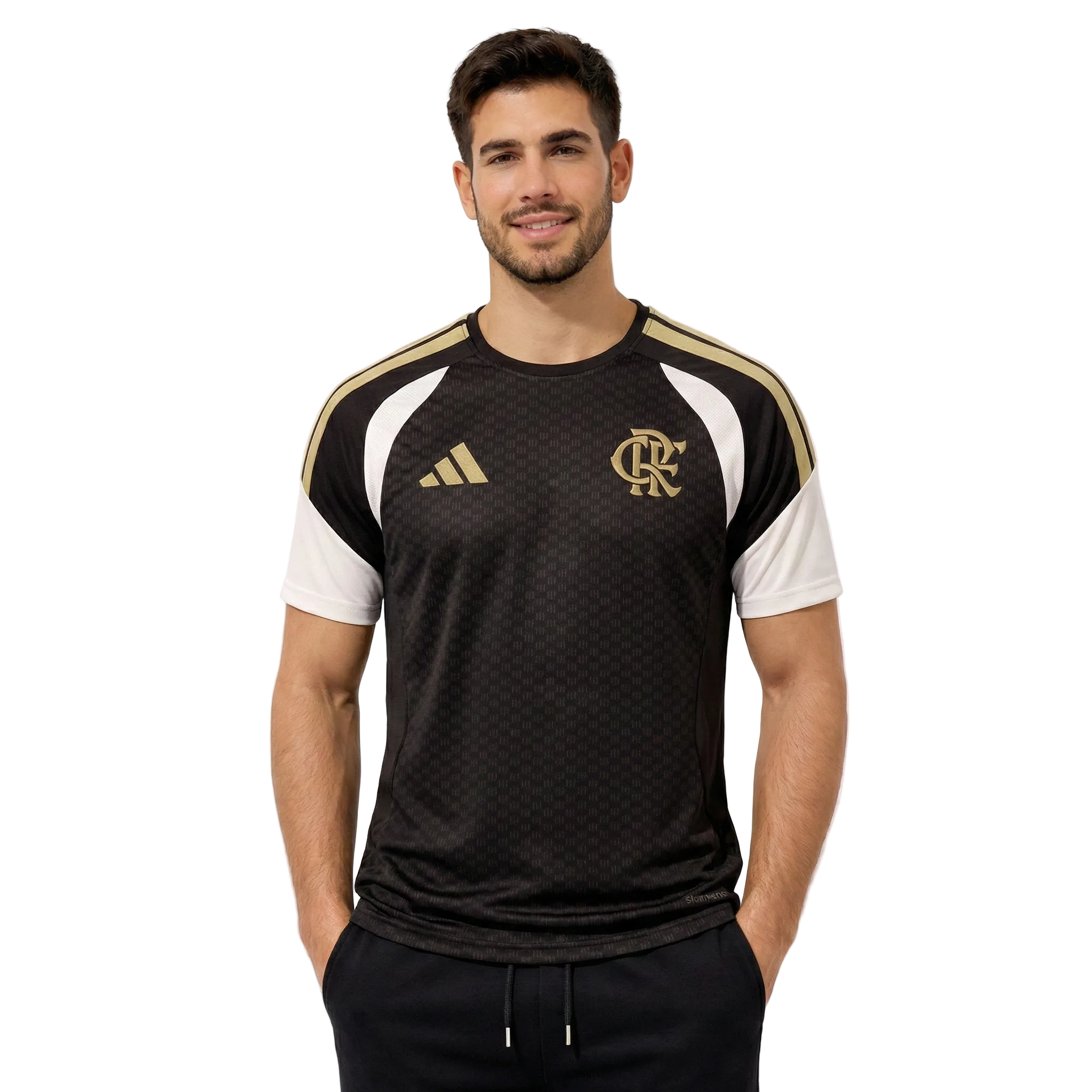 Camisa Flamengo Treino Comissão 2026 - Marrom