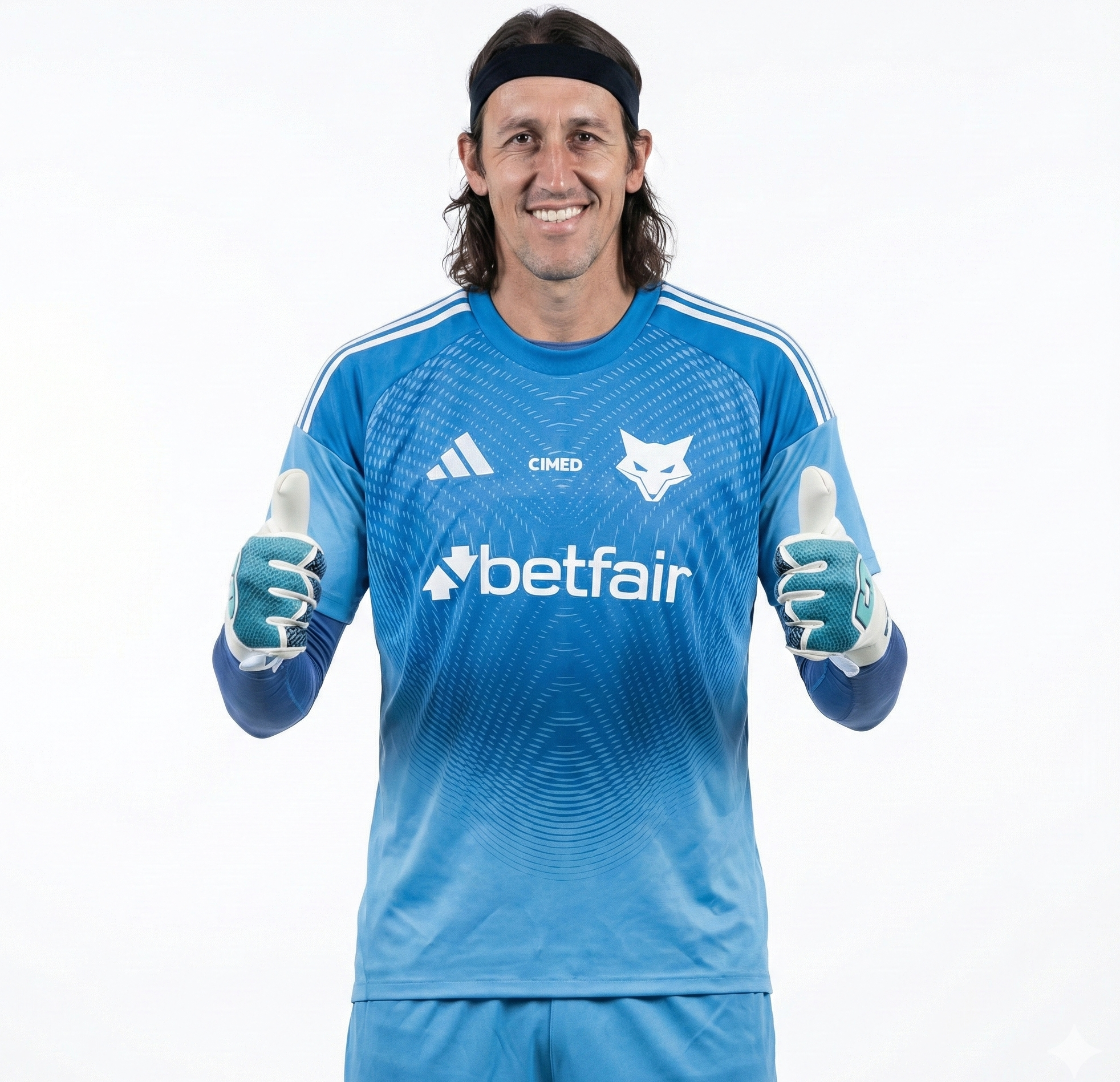 Camisa de Treino Cruzeiro de Goleiro 25/26 - Masculino Azul