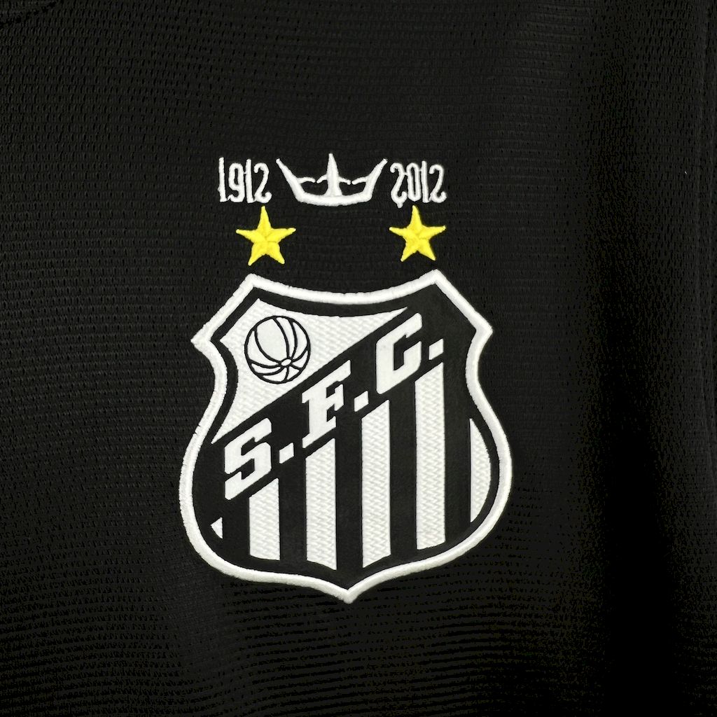 Camisa Santos Edição Especial 2012/13 - Versão Retrô Preta Neymar Jr