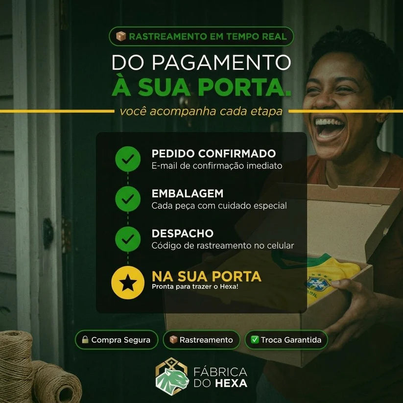Camisa Oficial da Seleção 2026 - Torcedor Pro®