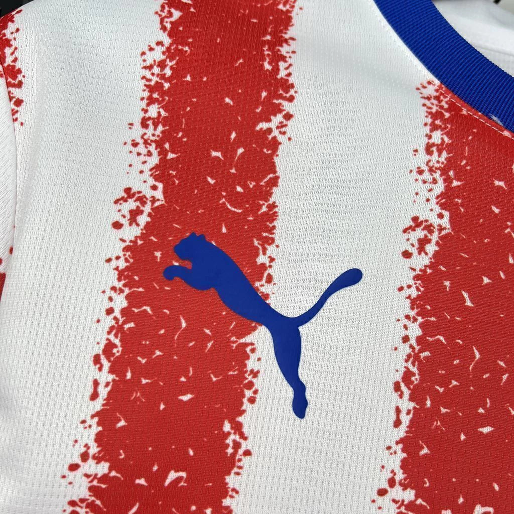 Camisa Paraguai Home 26/27 - Branca e Vermelha