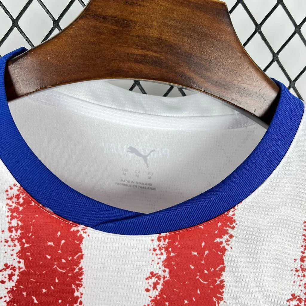 Camisa Paraguai Home 26/27 - Branca e Vermelha