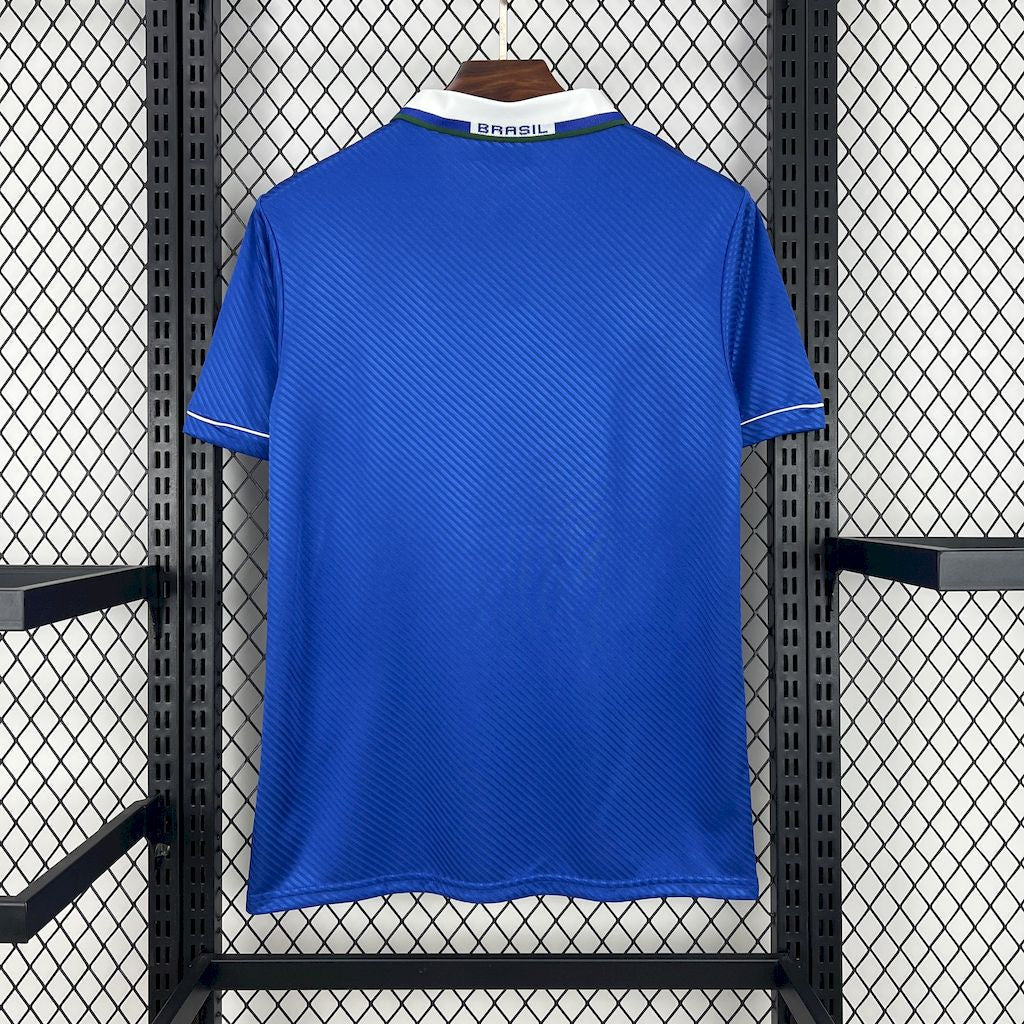 Camisa Brasil Fora 94/95 - Versão Retrô Azul