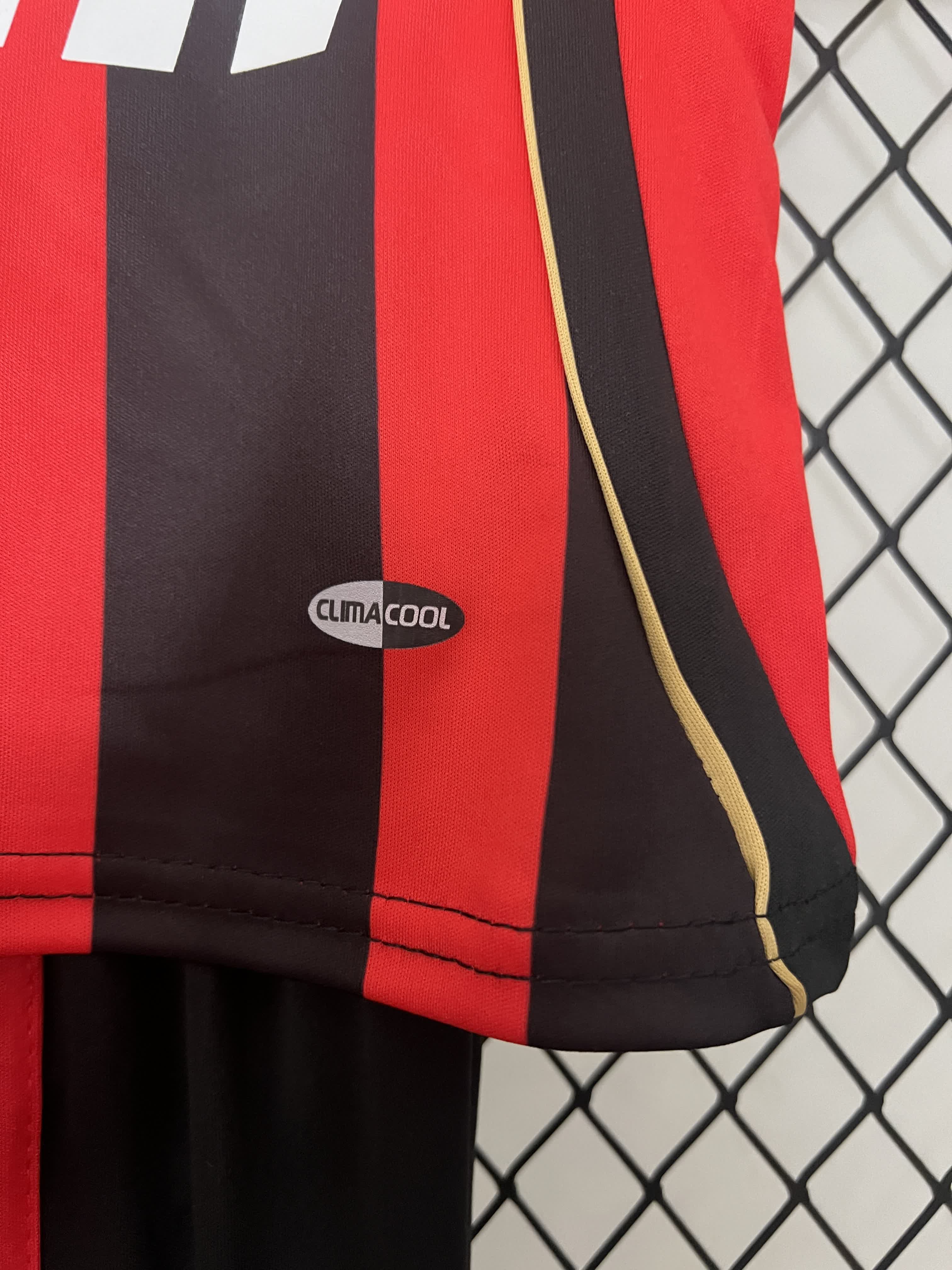 Conjunto Infantil Milan Titular 2006 - Vermelho e Preto