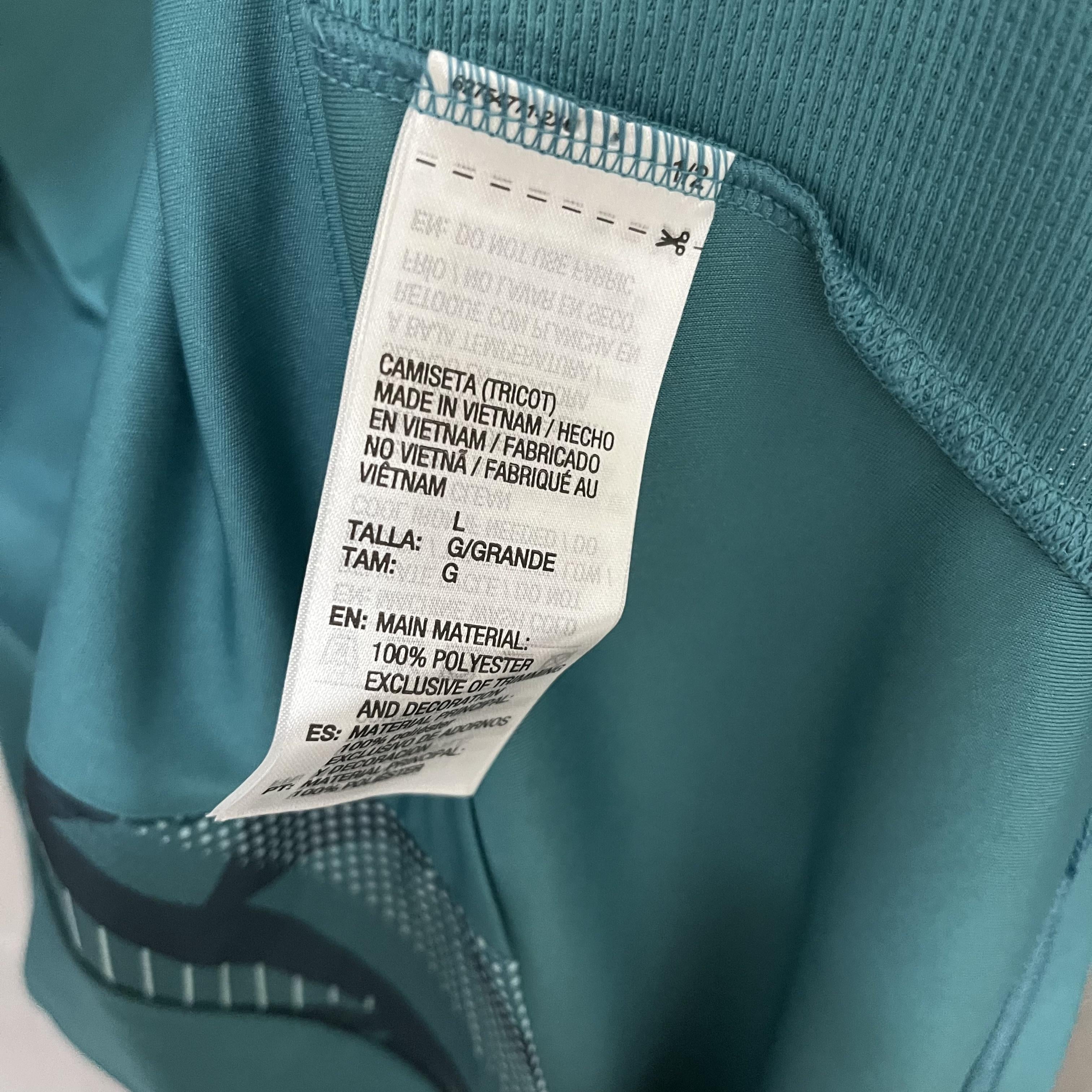 Camisa Cruzeiro de Treino 25/26 - Azul Turquesa Escuro