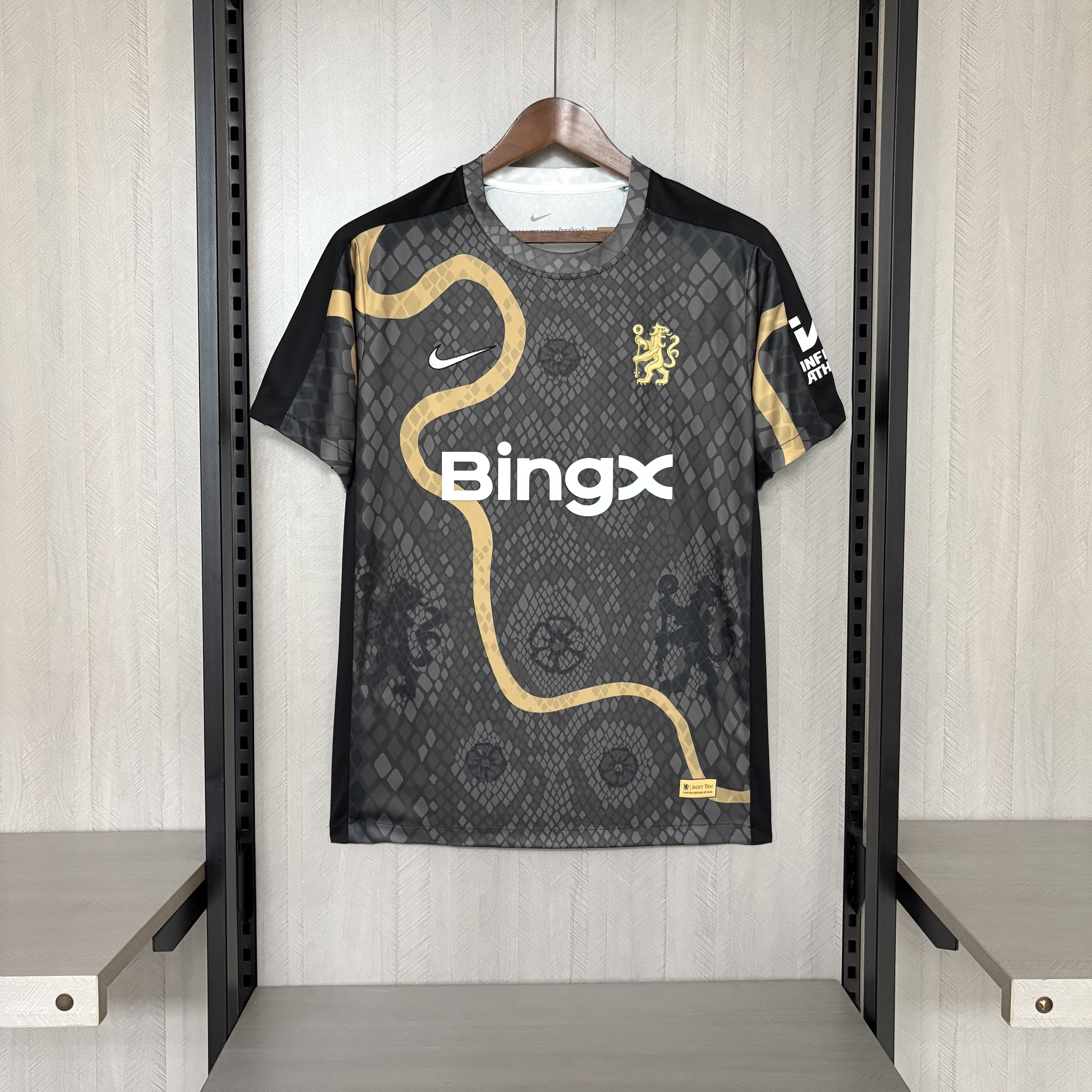 Camisa Chelsea Away 25/26 - Preta e amarela