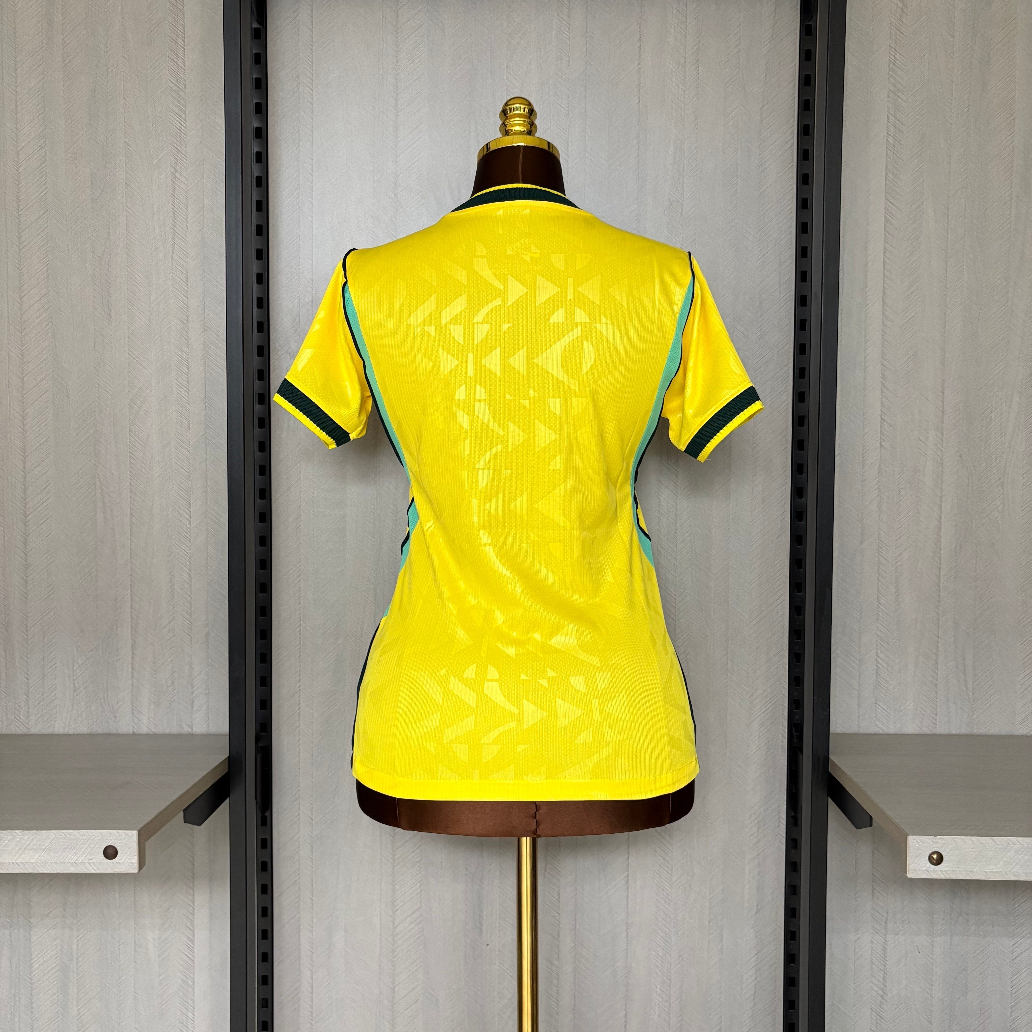Camisa Brasil Feminina Titular 2026 - Amarela